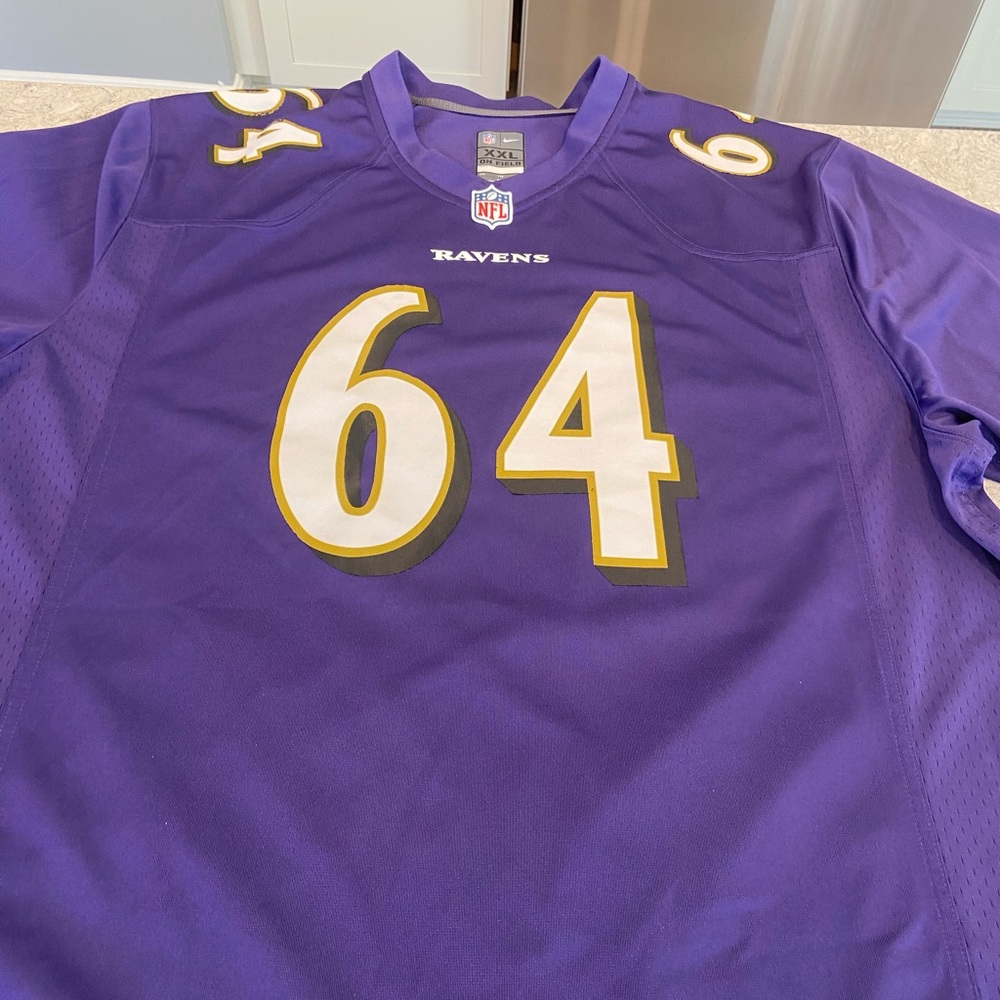 Baltimore Ravens Nike Tyler Linderbaum Purple Ravens Jersey-XXL - Picture 3 of 9